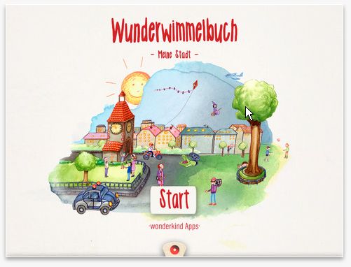 „Wunderwimmelbuch - Meine Stadt. ipad iphone Das interaktive Wimmelbuch für Groß und Klein