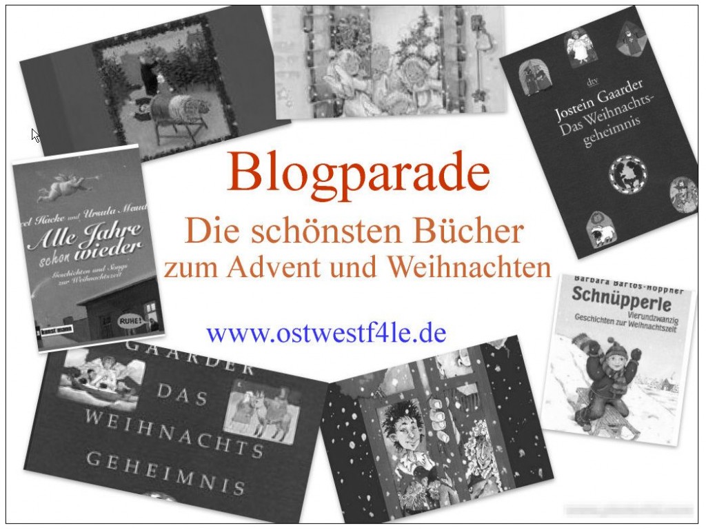 Banner Blogparade Die schönsten Bücher zum Advent und Weihnachten ostwestf4le.de