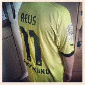 Borussia Dortmund Marco Reus Beflockung Saison 2012 2013 BVB Trikot