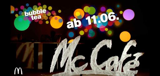 Bubble Tea Mc Donald´s Mc Café Launch