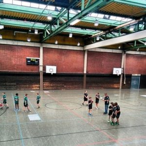 Handball Sporthalle Math Nath Mönchengladbach Welfia E1 HG Kaarst Büttgen