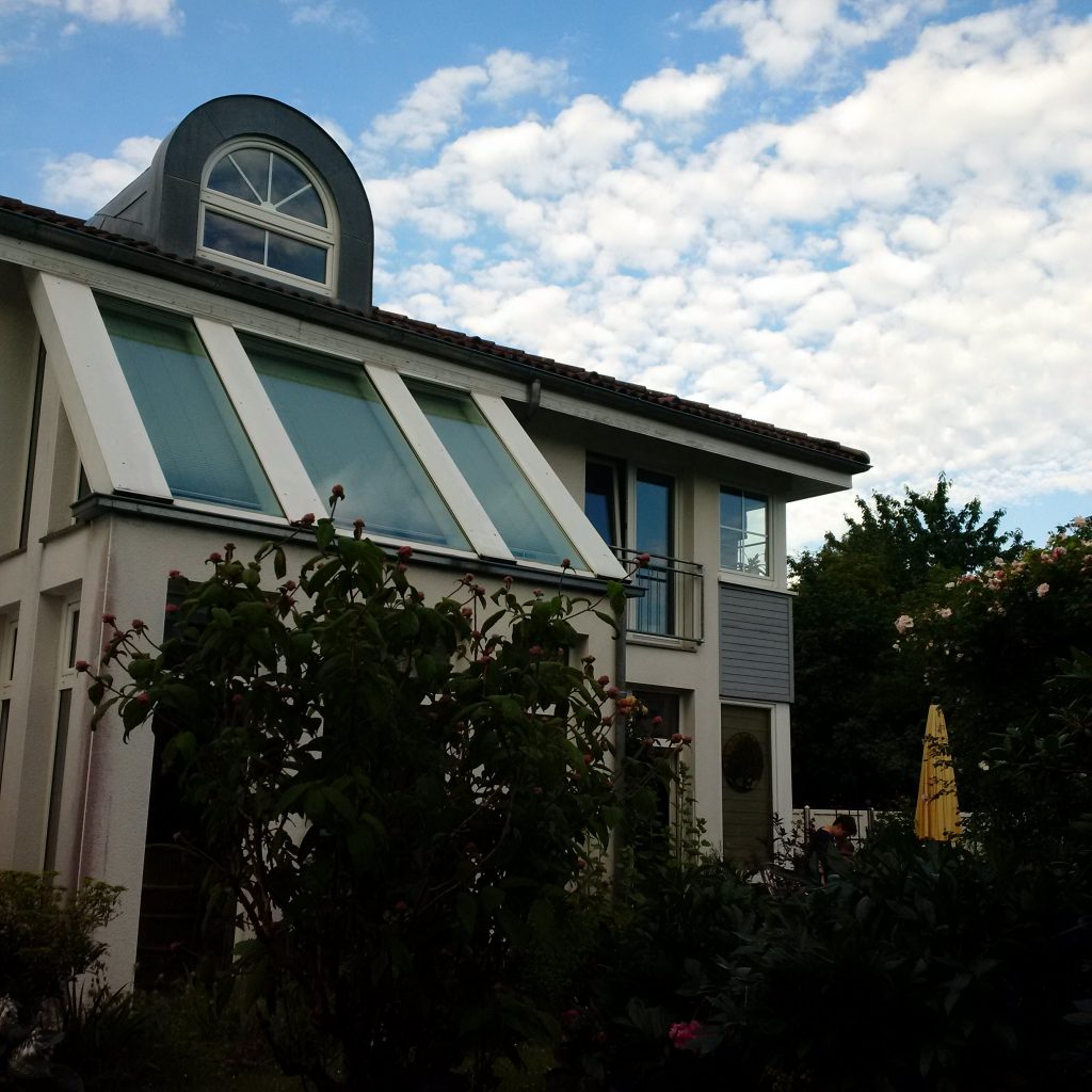 Höxter Sonne Wolken Sommer Garten Haus Ostwestfalen