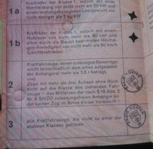 LKW Führerschein Marc Höttemann 1998