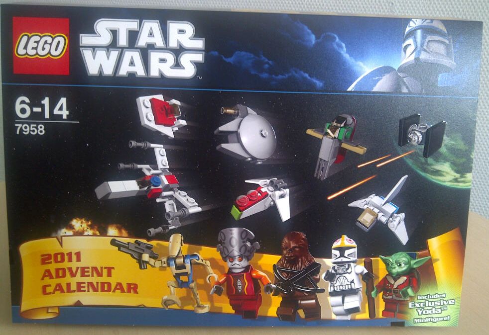 Lego Star Wars Adventskalender 2011 7958 Cover Minifiguren