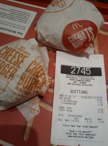 McDonalds Frankfurt Hauptbahnhof McCafe Easy Order Schalter Qype