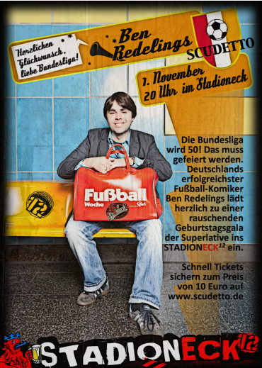 Plakat Ben Redelings StadionEck 12 Leverkusen Plakat Ben Redelings StadionEck 12 Leverkusen