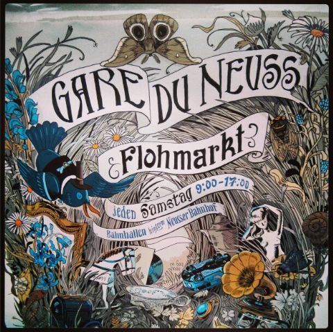 Der Trödelmarkt Gare du Neuss