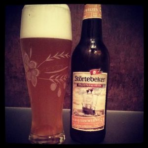 Produkttest Störtebeker Bier Stralsund Bernstein Weizen