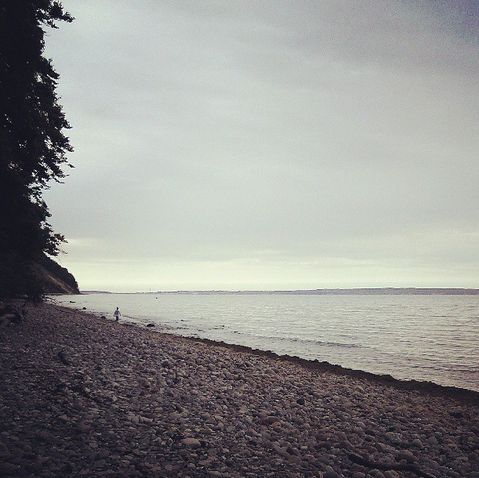 Rügen Sellin Strand Meer Ostsee Urlaub Steine