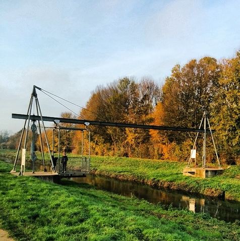 Schwebefähre Mönchengladbach Niers Erlebnisbrücke Nordkanal Niederrhein