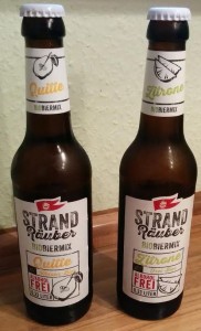 Störtebeker Strandräuber Bio Biermix Quitte Weizen-Bier Zitrone Frei-Bier alkoholfrei