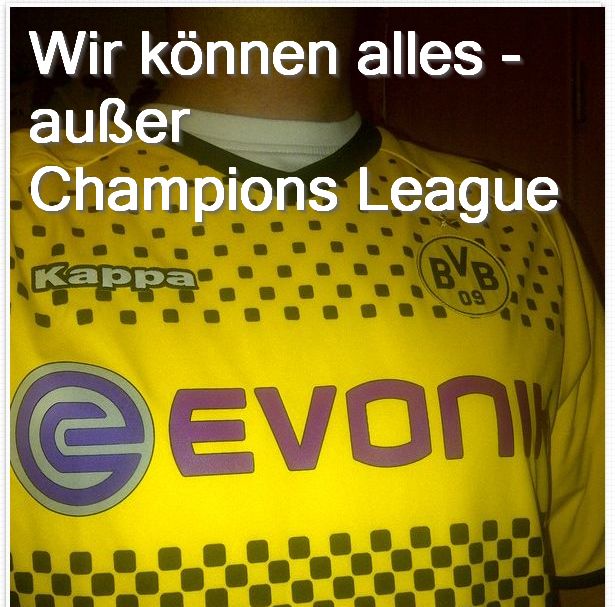 Wir können alles - außer Champions League Borussia Dortmund Wir können alles - außer Champions League Borussia Dortmund BVB