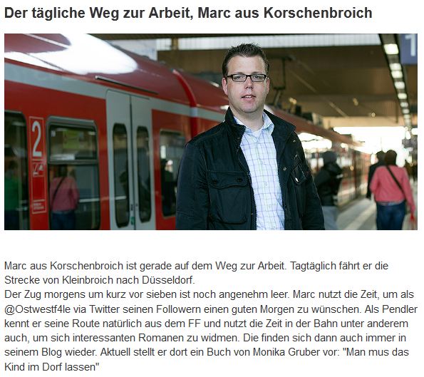 #ehrlichNRW Marc Höttemann Bahnhof S-Bahn S8