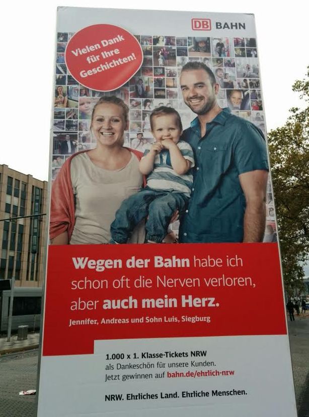 #ehrlichNRW Plakat Düsseldorf Konrad Adenauer Platz