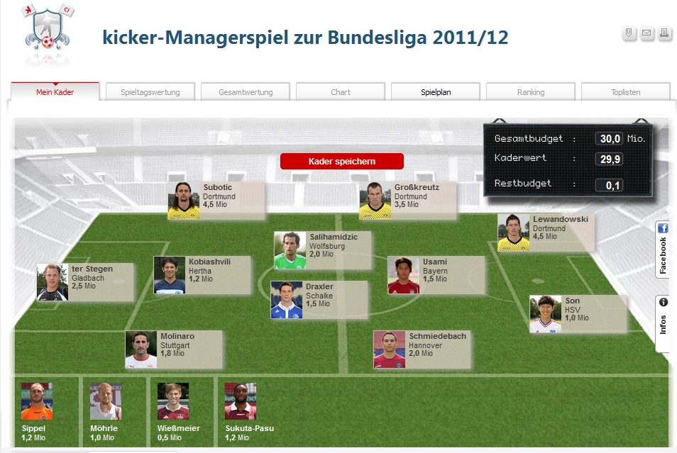 kicker Managerspiel Classic