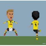 8Bit Borussia Dortmund Revierderby BVB Lewandowski vs Götze