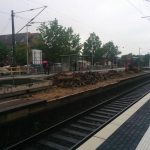 Bahnhof Kleinenbroich Bahnsteig Gleise Umbau Bauarbeiten