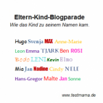 Blogparade Vornamen