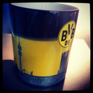 Borussia Dortmund Zaubertasse Skyline BVB