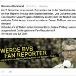 Borussia Dortmund – Google+ Aufruf Fan-Reporter BVB Norbert Dickel