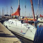 Bruinisse Jachthaven Yachthafen Segelschiff Segelboot Zeeland Niederlande Holland Segelschule