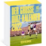 Cover Rezension Der große 11Freunde Quiz Kalender 2022