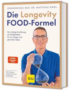 Cover Rezension Die Longevity-Food-Formel Dr. Matthias Riedl