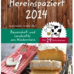 Cover Rezension Hereinspaziert 2014 Bauernhof- und Landcafés am Niederrhein