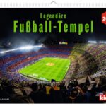 Cover Rezension Legendäre Fußball-Tempel 2022 kicker Wochenkalender