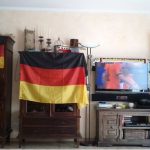 EM 2012 Europameisterschaft Deutschland Flagge Beflaggung Wohnzimmer Deutschland BRD