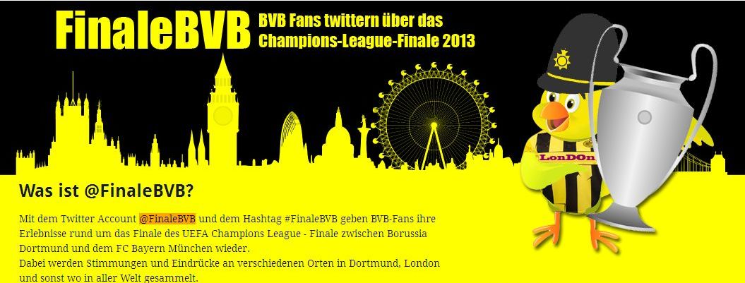 FinaleBVB - BVB Fans twittern Champions League - Finale 2013