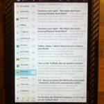 Google Nexus 7 Reader Feedreader Display