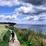 Grömitz Ostsee Sommer See Meer 2012 Fahrrad Fahrradtour Wolken