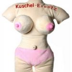 Kuschel-Ersatz Frau Plüschkissen Kuschelkissen Kissen