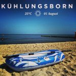 Kühlungsborn Strand Schlauchboot Boot Wasser Ostsee