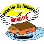 Laufen für die Flutopfer Logo