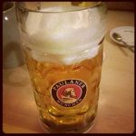 Paulaner am Dom Maß Bier Oktoberfestbier Frankfurt