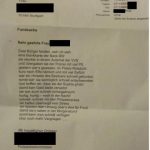 Polizeipräsidium Stuttgart Brief Gedicht